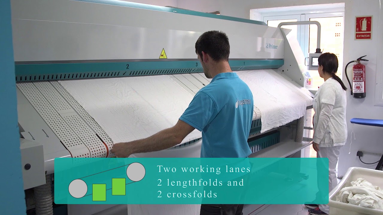 Primer Flatwork Ironer CTP-330/80: optimize your laundry | www.primer.es | #FlatworkIroner