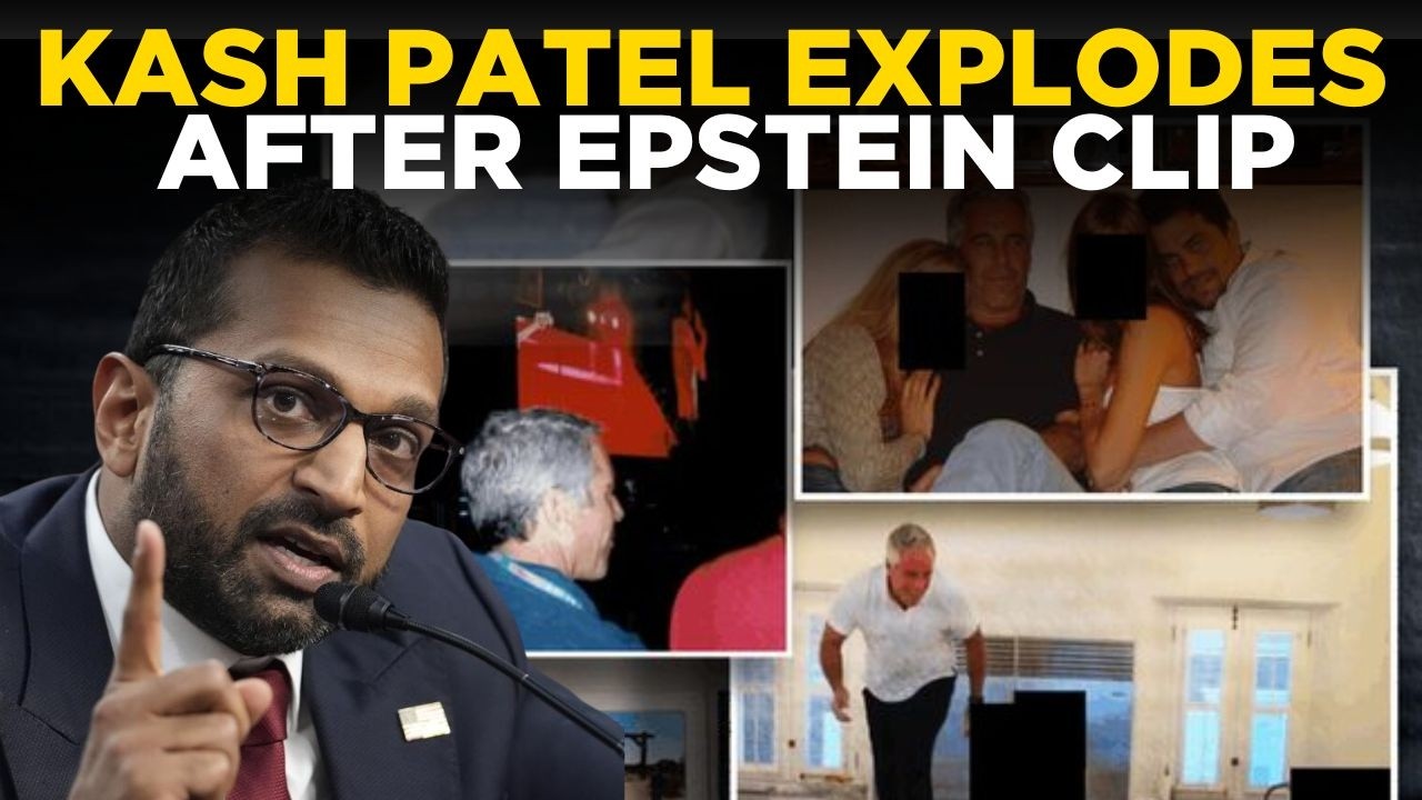 Na żywo: Kash Patel wybucha po odtworzeniu nagrania Epsteina w Kongresie | Wiadomości o Trumpie | Wiadomości ze świata