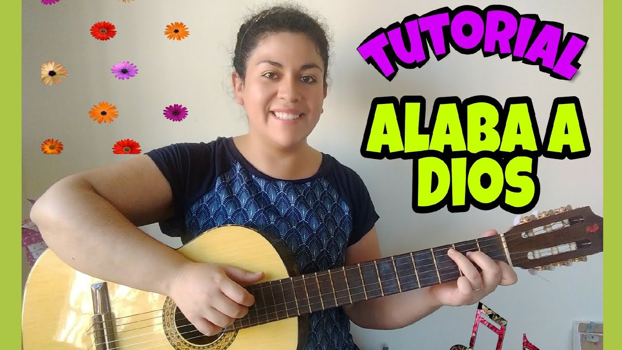 ✴️Alaba a Dios✴️Danny Berrios Tutorial Guitarra