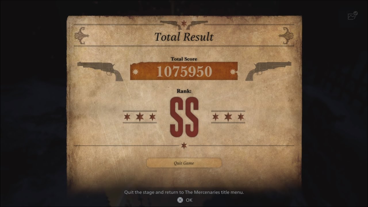 Resident Evil Village - Mercenaries Castle II SS Rank Guide | Legendary Cowboy Trophy