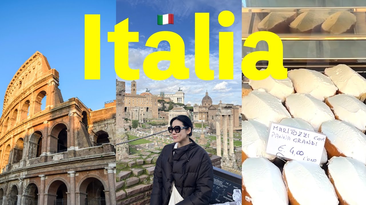 이탈리아여행🇮🇹Vlog] 로마 4박5일여행 2편 | 콜로세움&포로 로마노 | Regoli 디저트맛집 | 로마 생면파스타 | IQ호텔로마 조식 | 판테온맛집 | EATALY 쇼핑