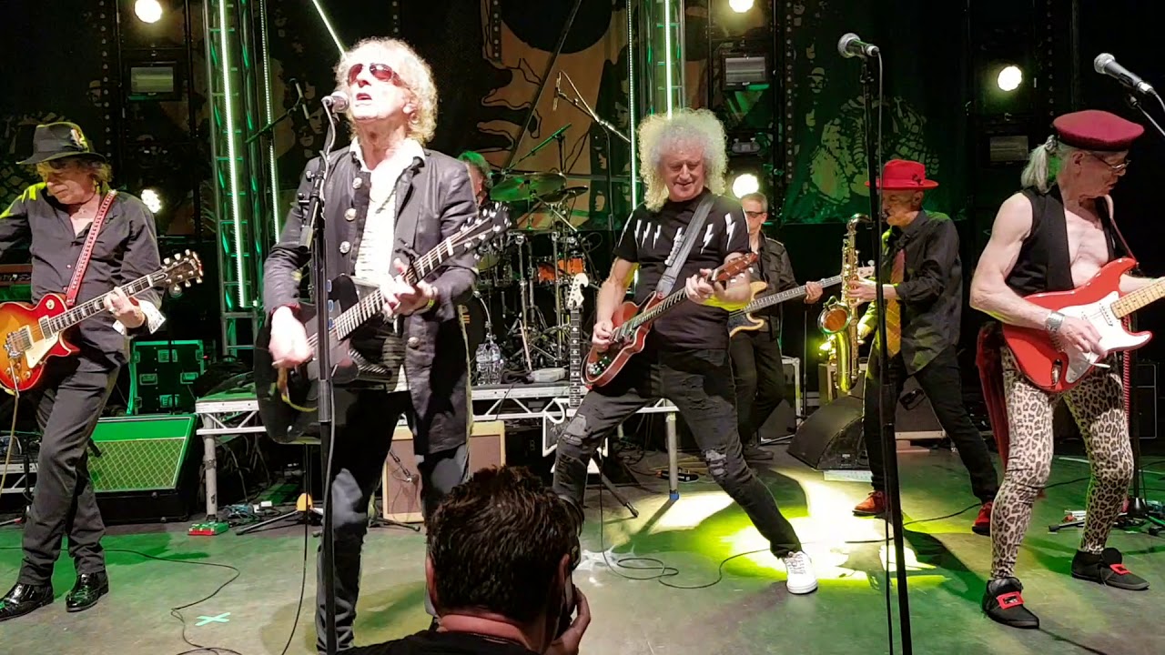 'All The Way From Memphis' - Mott The Hoople with Brian May, Shepherds Bush Empire, London, UK