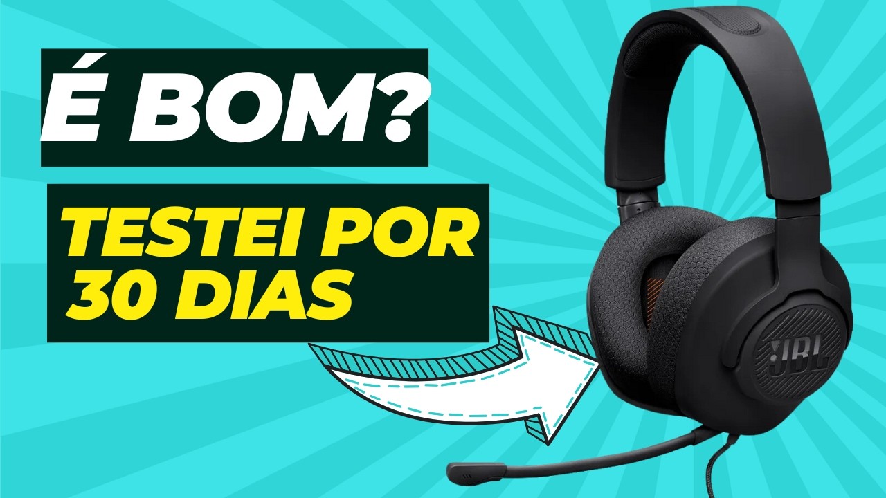 [REVIEW] O JBL QUANTUM 100M2 É O HEADSET BARATO DA JBL | HEADSET BOM E BARATO?
