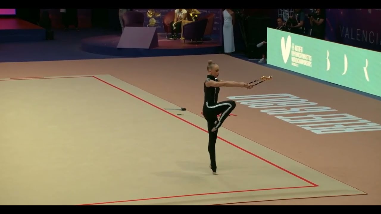 Viktoriia Onopriienko Clubs Qualification 33,350 - World Championships Valencia 2023