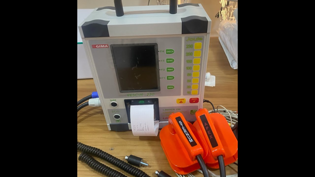 Tutorial del desfibrilador manual Rescue SAM 230