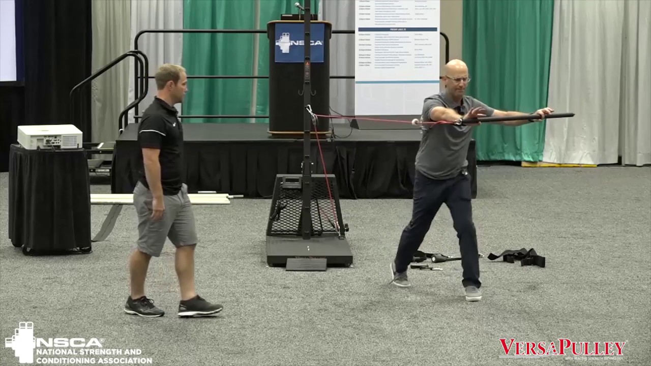 Brandon Marcello PhD  presents VersaPulley Flywheel Training at NSCA.