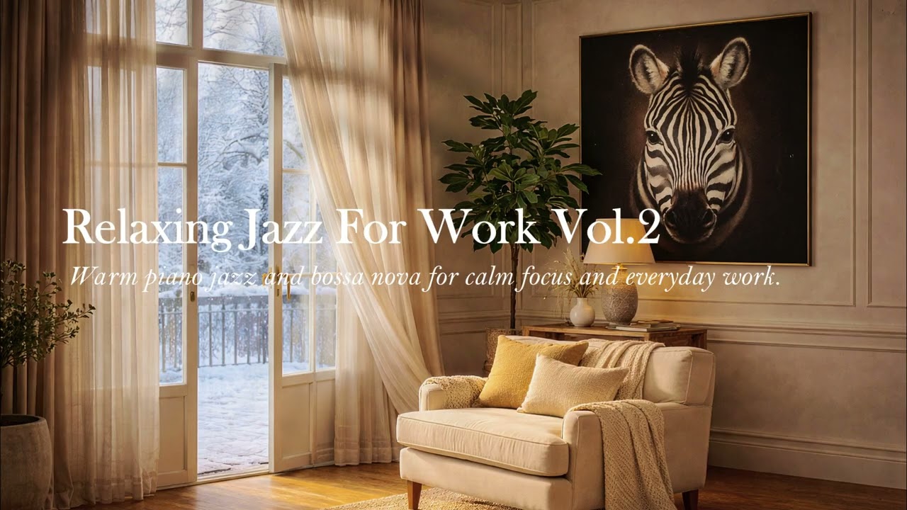Relaxing Jazz for Work Vol.2            #RelaxingJazz #JazzForWork #CafeJazz #JazzPiano #LivingJazz