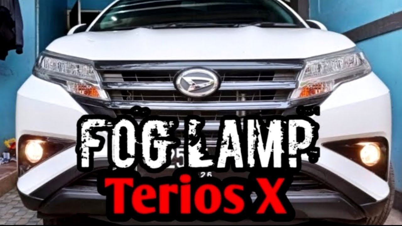 Cara Pasang Foglamp Daihatsu all new Terios type X upgrade ke type R