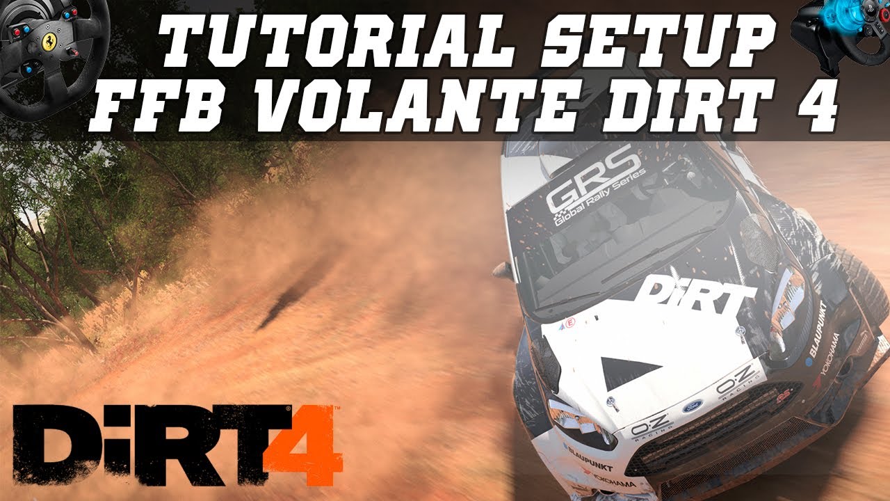 Tutorial setup FFB y vibración volante para Dirt 4