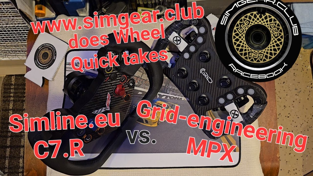 Simline C7.R replica vs. Grid-engineering MPX with www.simgear.club