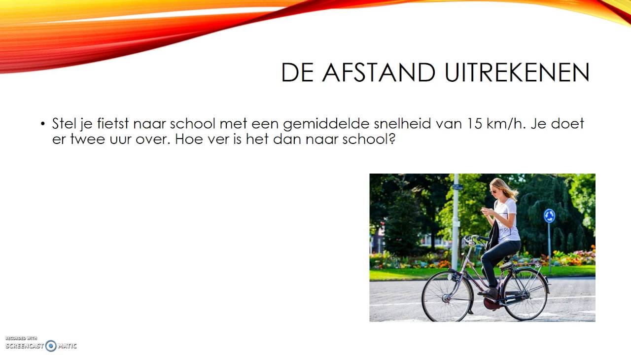 Rekenen met snelheid