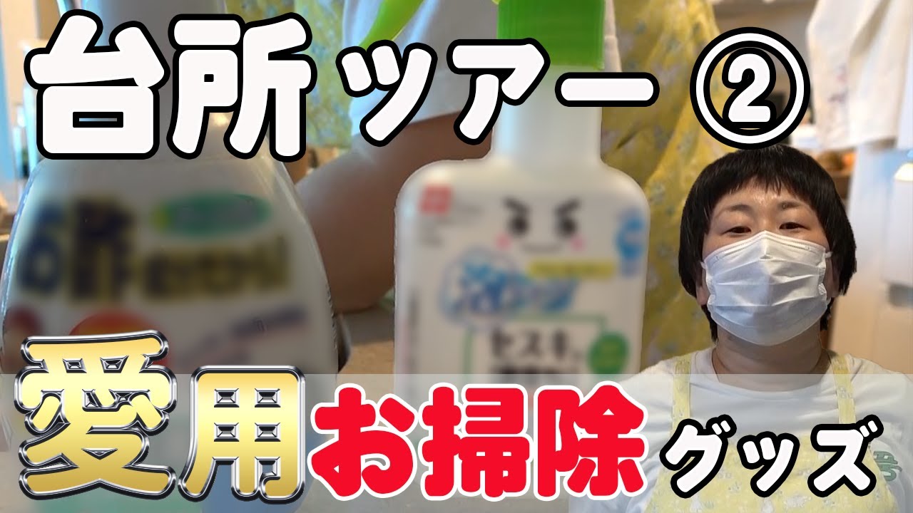 【愛用お掃除グッズ】大島の自宅で台所ツアーしてみた【キッチンツアー②】