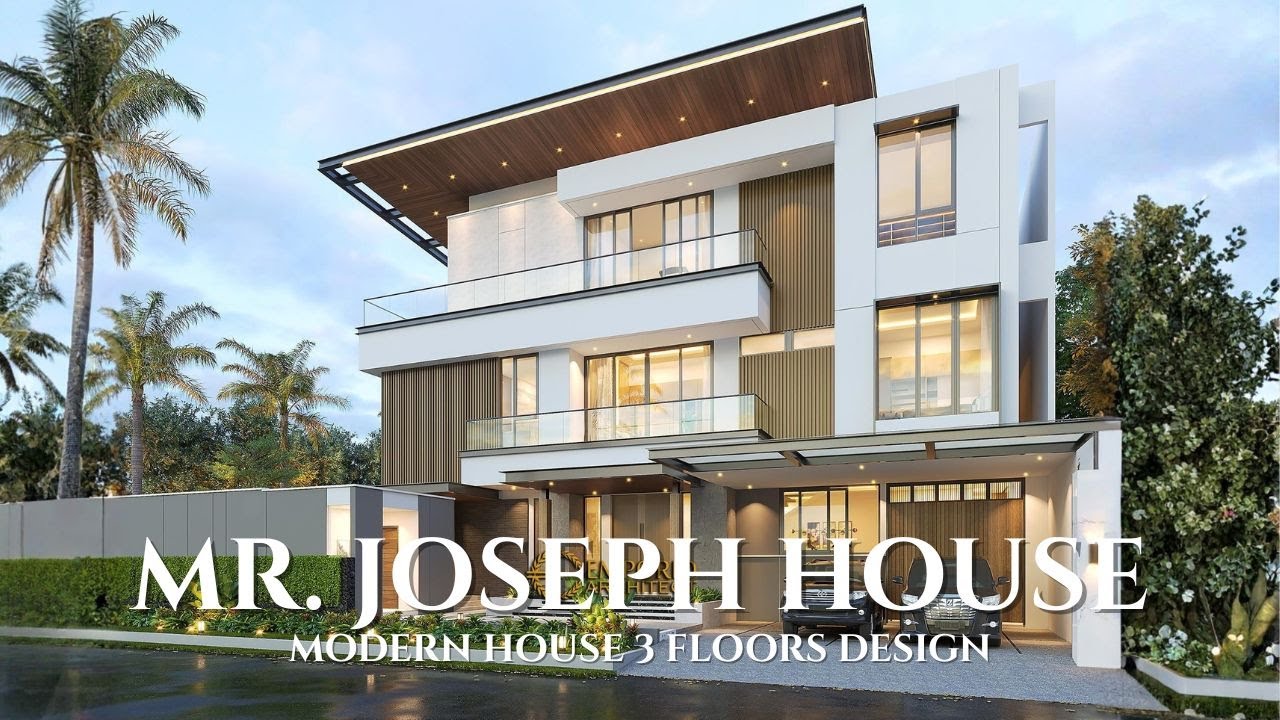 WOW RUMAH MODERN MEWAH DENGAN SWIMMING POOL DI DALAMNYA!! - JASA DESAIN RUMAH