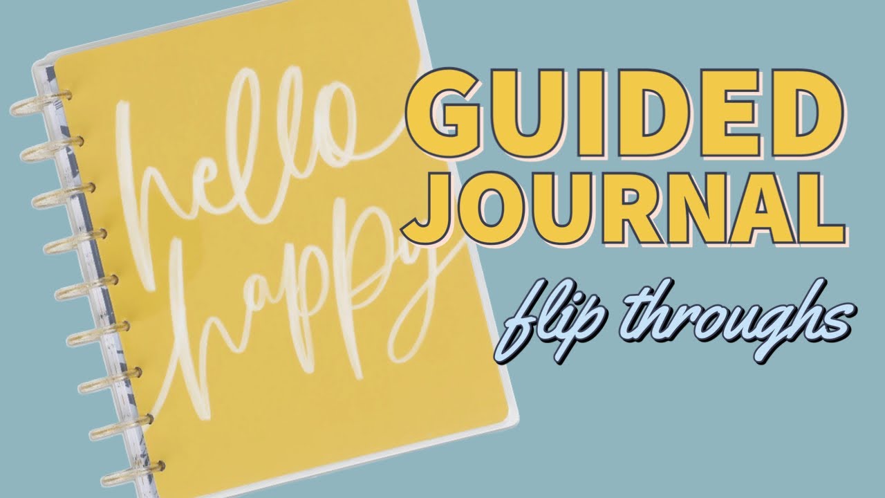NEW Guided Journals from The Happy Planner | Winter Release 2021
