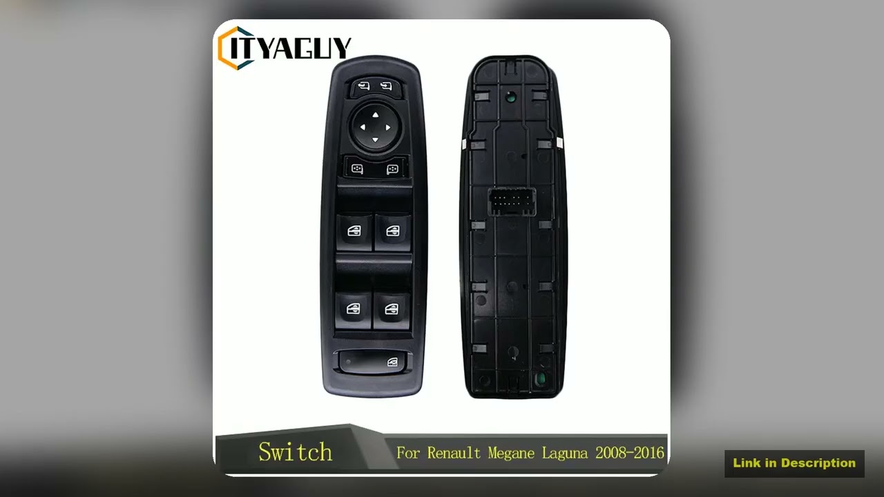 254000015R 254000015R Master Power Window Switch For Renault Fluence Megane 3 Laguna 20082016