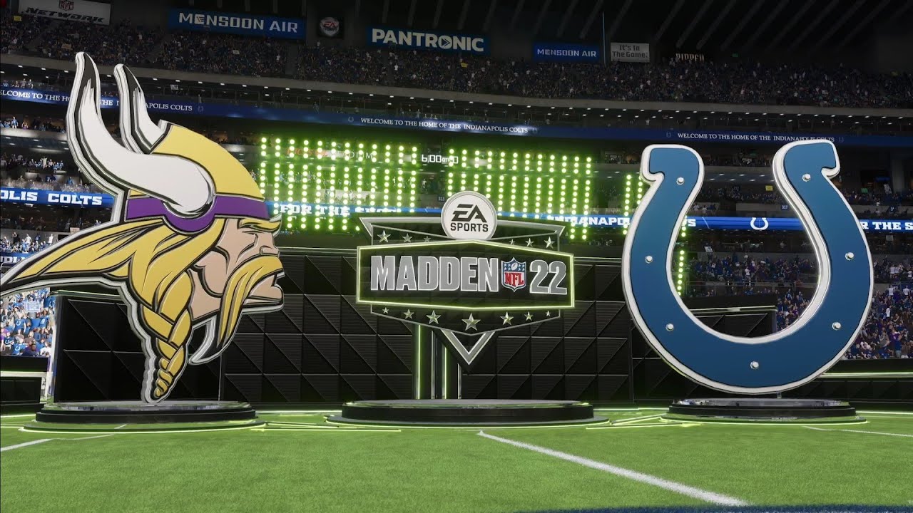 Vikings vs Colts Simulation (Madden 22 Updated Rosters)
