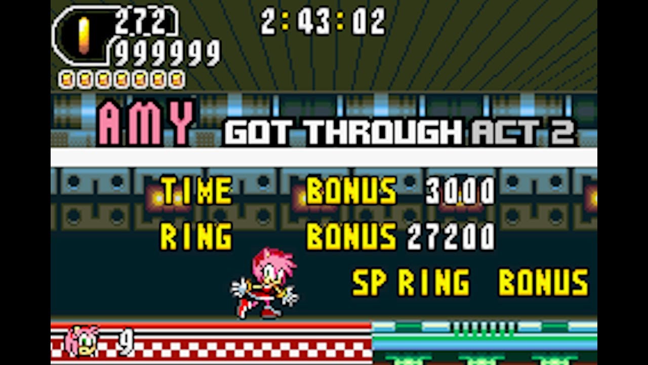 Sonic Advance 2: Part 7: Egg Utopia (Amy, All Special Rings)