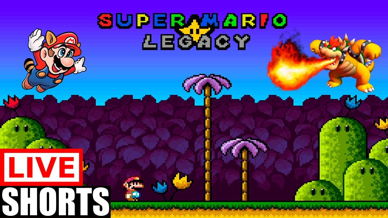 🔴Super Mario World: Super Mario Legacy 100%  [ LIVE SHORTS ]