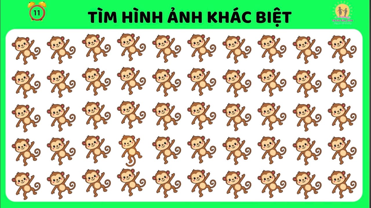 Tìm Hình Ảnh Khác Biệt | Thử Tài Tinh Mắt và Phát Triển Khả Năng Quan Sát Cho Bé |Nguyễn Thị Lan Anh