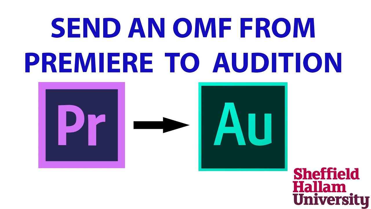 How to send an OMF from Premiere to Audition