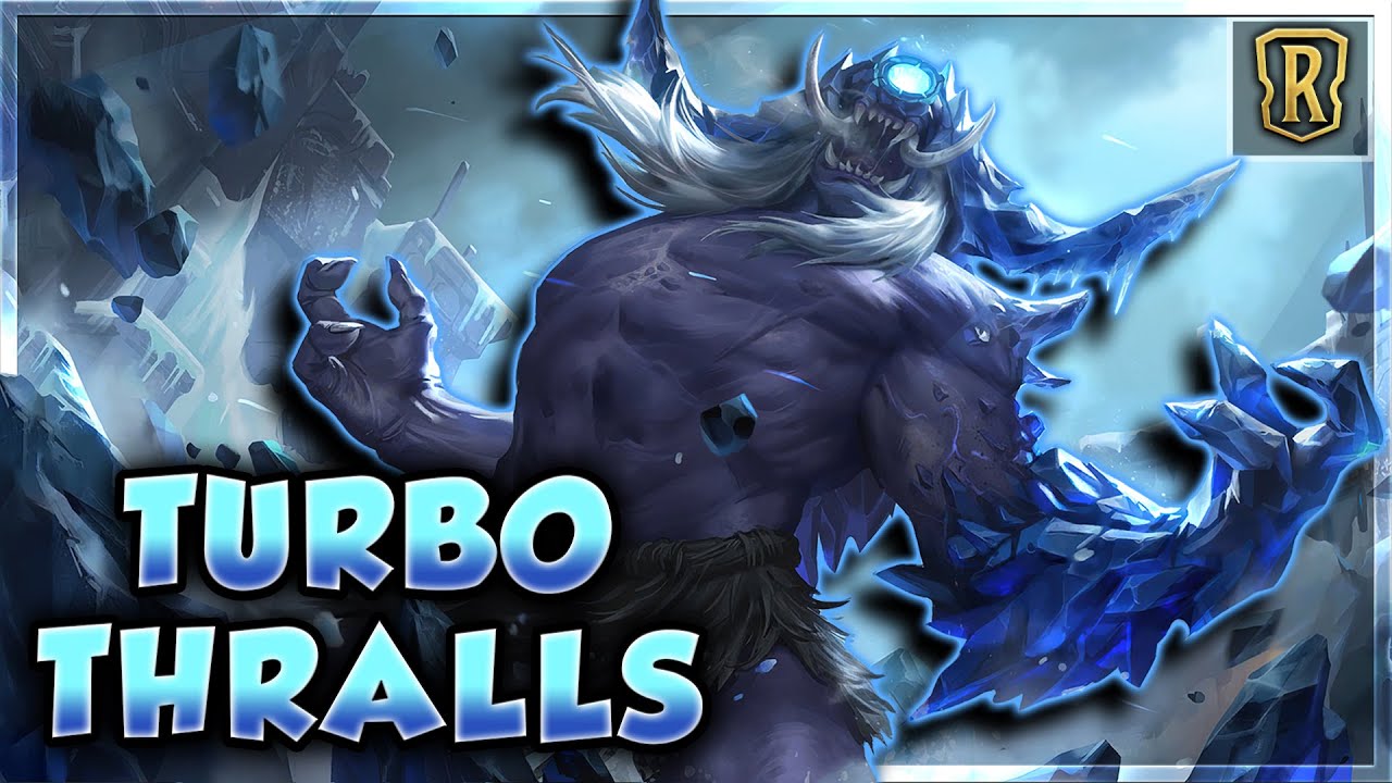 *NEW* BEST DECK IN THE GAME?? TURBO THRALLS Got New Support Cards! | Legends of Runeterra | Dyce