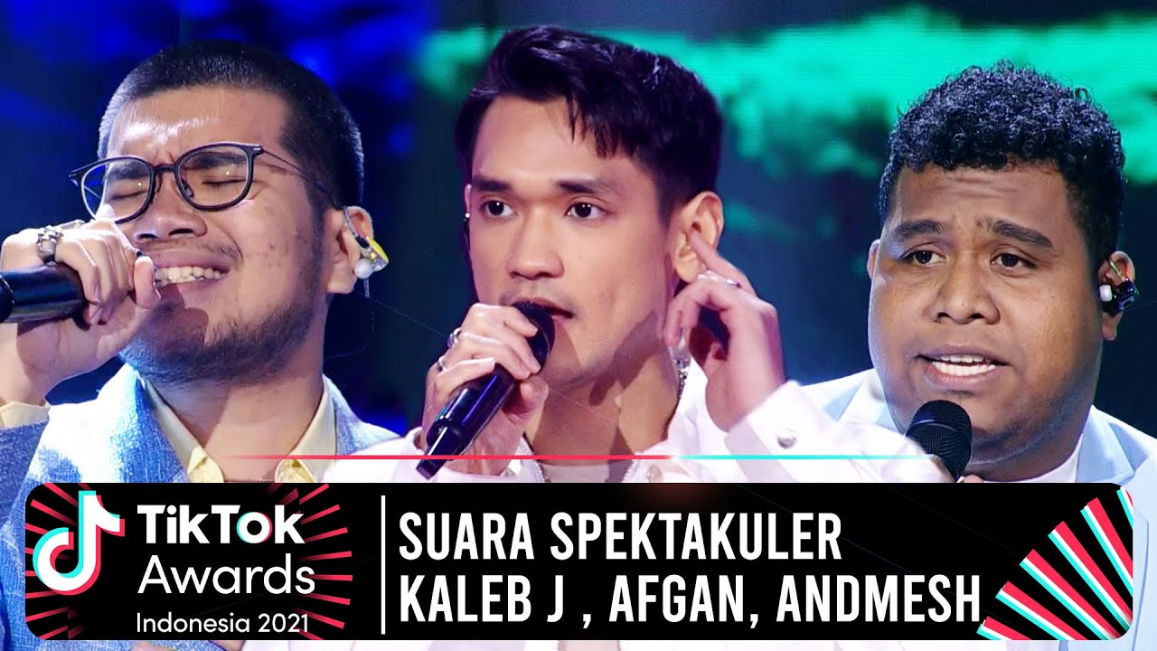 KALEB J, ANDMESH KAMALENG, AFGAN - MEDLEY SONG | TikTok AWARDS INDONESIA 2021