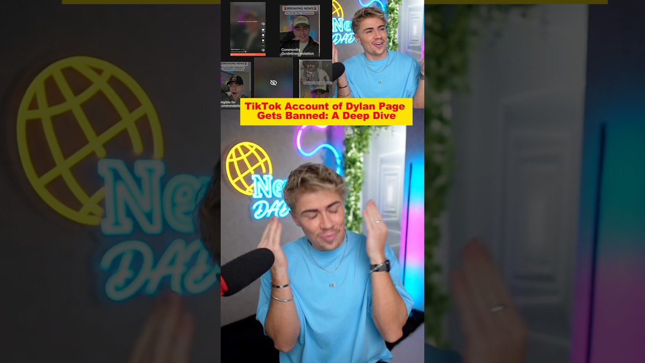 TikTok account of Dylan Page gets banned: A deep dive
