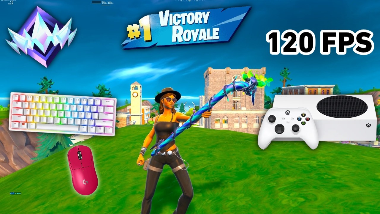 Fortnite Unreal Ranked Reload On Xbox Series S | Keyboard & Mouse Gameplay | 120 FPS | 4K