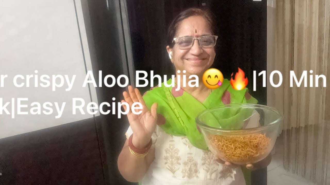 Perfect tea time snack | Easy & quick potato bhujia at home”
