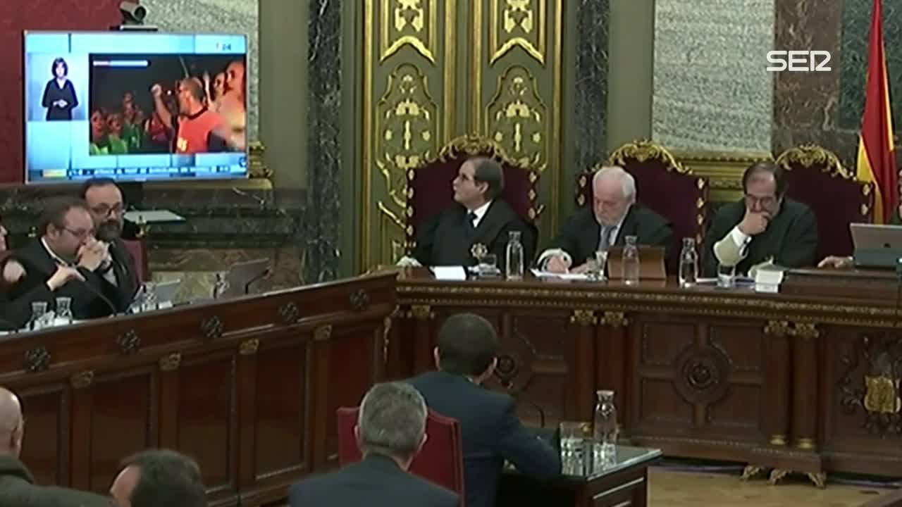 El juez Marchena reprocha a la letrada el uso del v&iacute;deo para preguntar a Jordi S&agrave;nchez