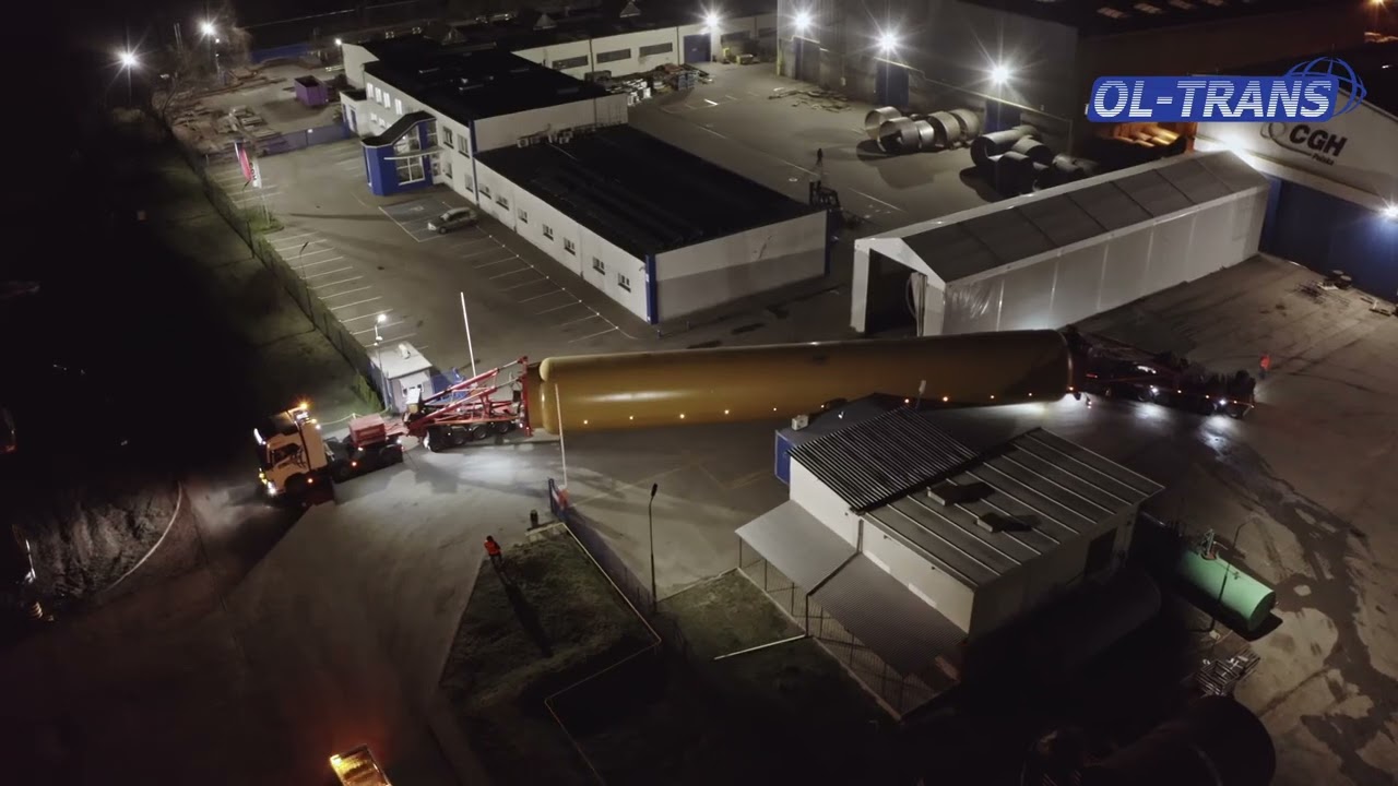 Pierwszy taki transport w Europie! | OL-TRANS | Gas Tanks  – Lift Adapter Innovation