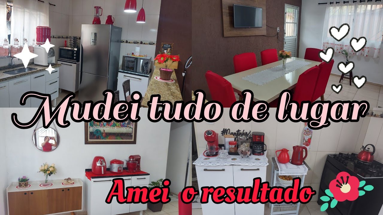 TOUR PELA COZINHA ARRUMADA /mudei tudo de lugar ,faxina e limpeza  geral  💖🌷