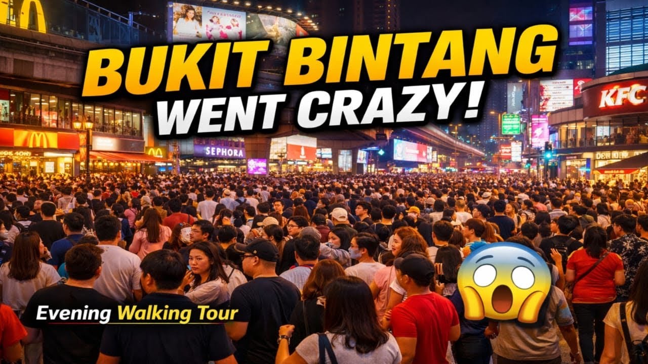 Tuesday Evening Walk @ Bukit Bintang Kuala Lumpur 🇲🇾 | CNY 2026 -🚶‍♀️Walking Tour 