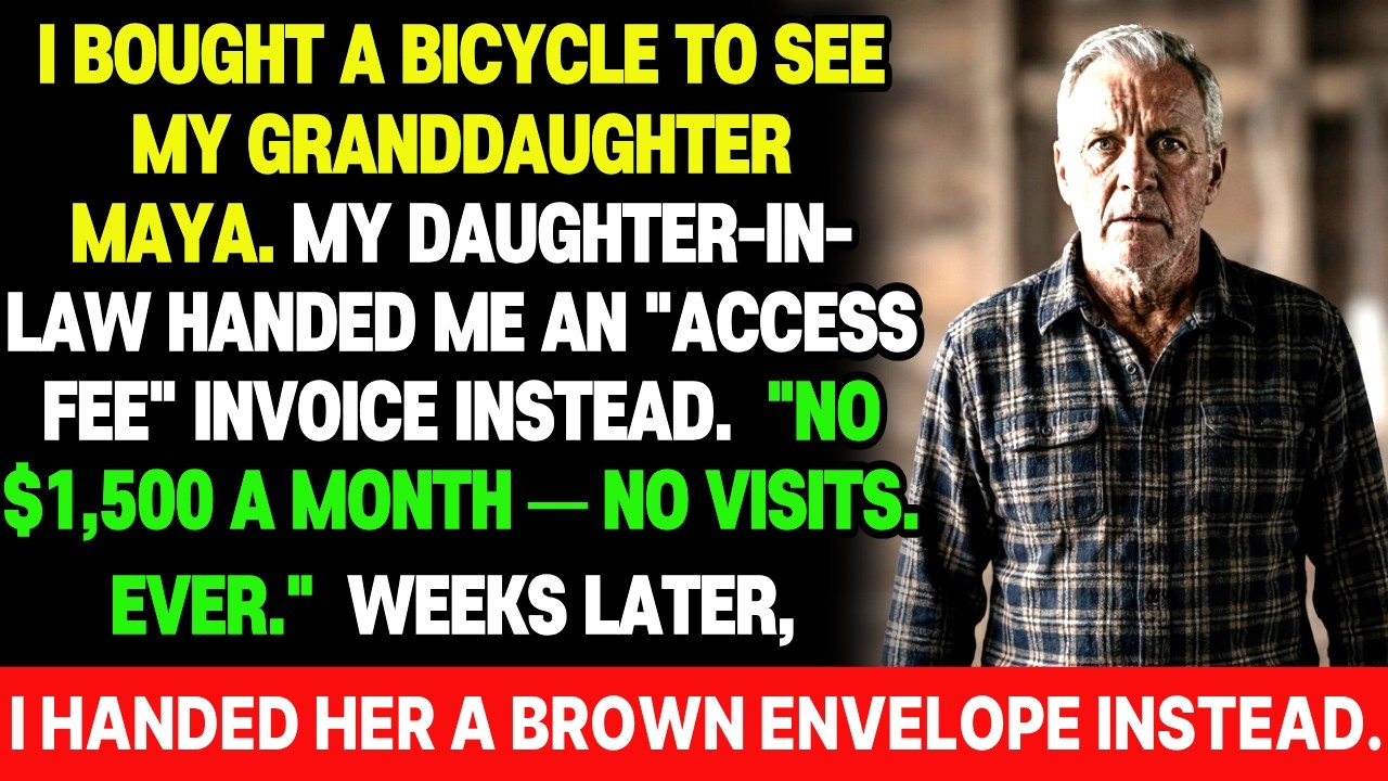 I BOUGHT A BICYCLE TO SEE MY GRANDDAUGHTER MAYA.MY DAUGHTER-IN-LAW HANDED ME AN 