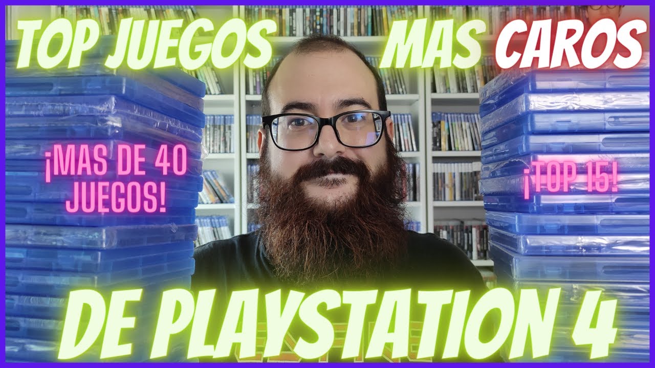 TOP juegos COTIZADOS de PS4 - Lista de los 40 juegos más caros del sistema!