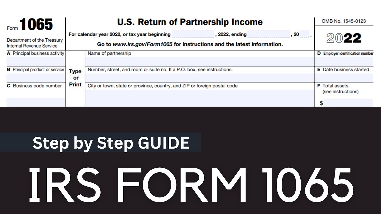 2022 IRS Form 1065 | Step by Step Guide by US Tax Expert