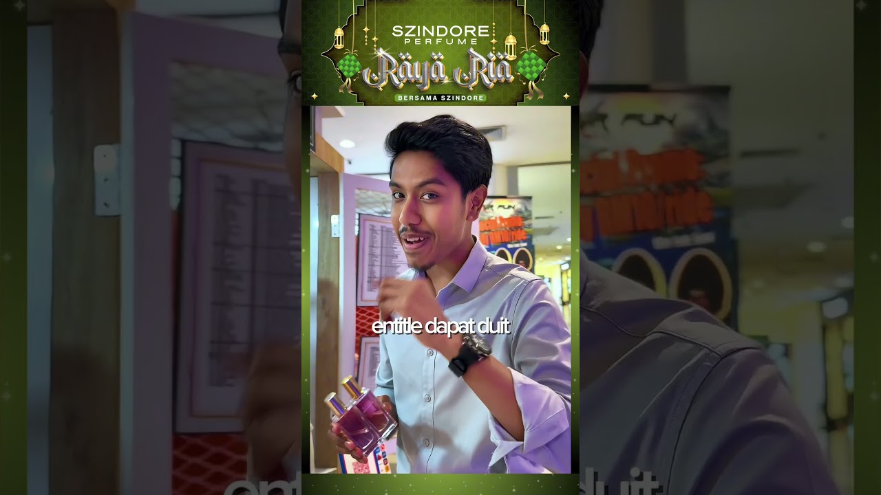 SZINDORE akan berikan Giveaway Duit Raya di 3 kiosk terpilih sahaja