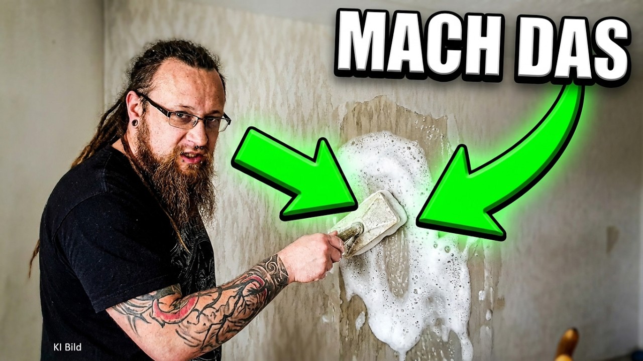 Tapeten ablösen, total einfach. Die 12 besten Tipps zum Tapeten entfernen, in unter 10 Minuten.