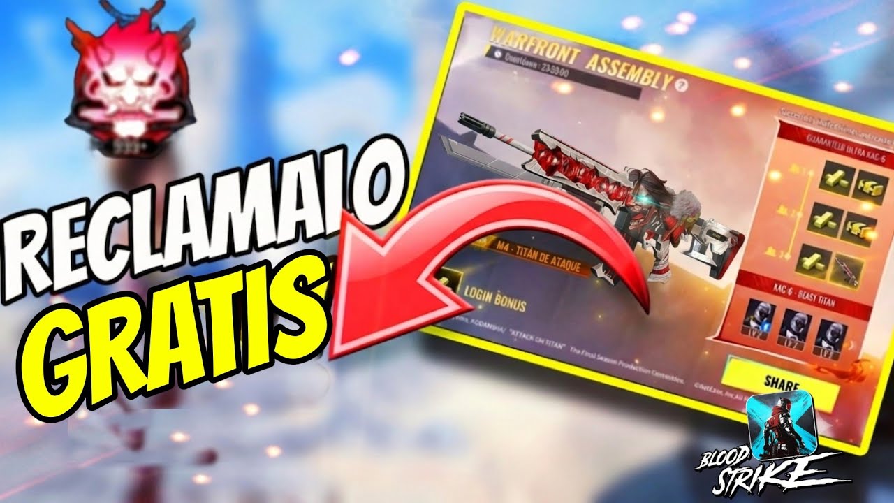 Ya sali&oacute; todo lo gratis en bloodstrike y aot incluyendo oro para todos 
