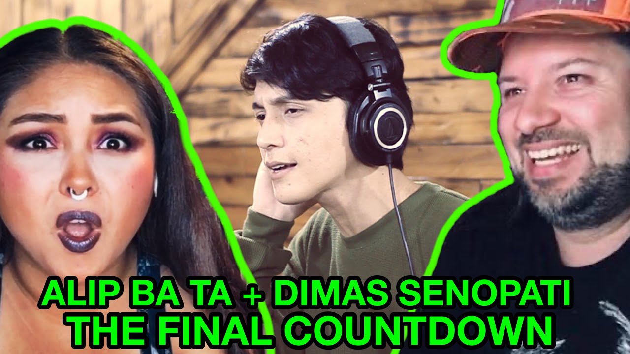 REACTION! ALIP BA TA + DIMAS SENOPATI The Final Countdown by Europe Acoustic Duo