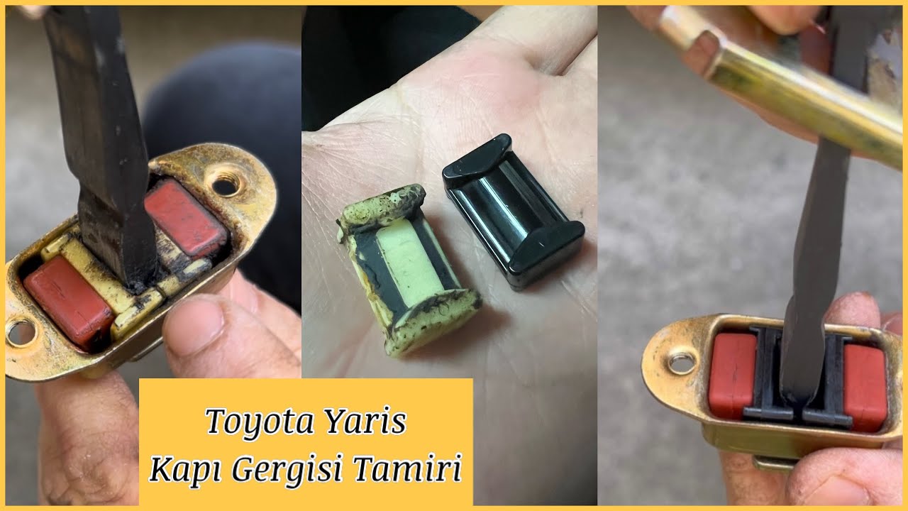Kapı gergisi Tamiri / Toyota Yaris 2005 Yenileme Serisi Video 4