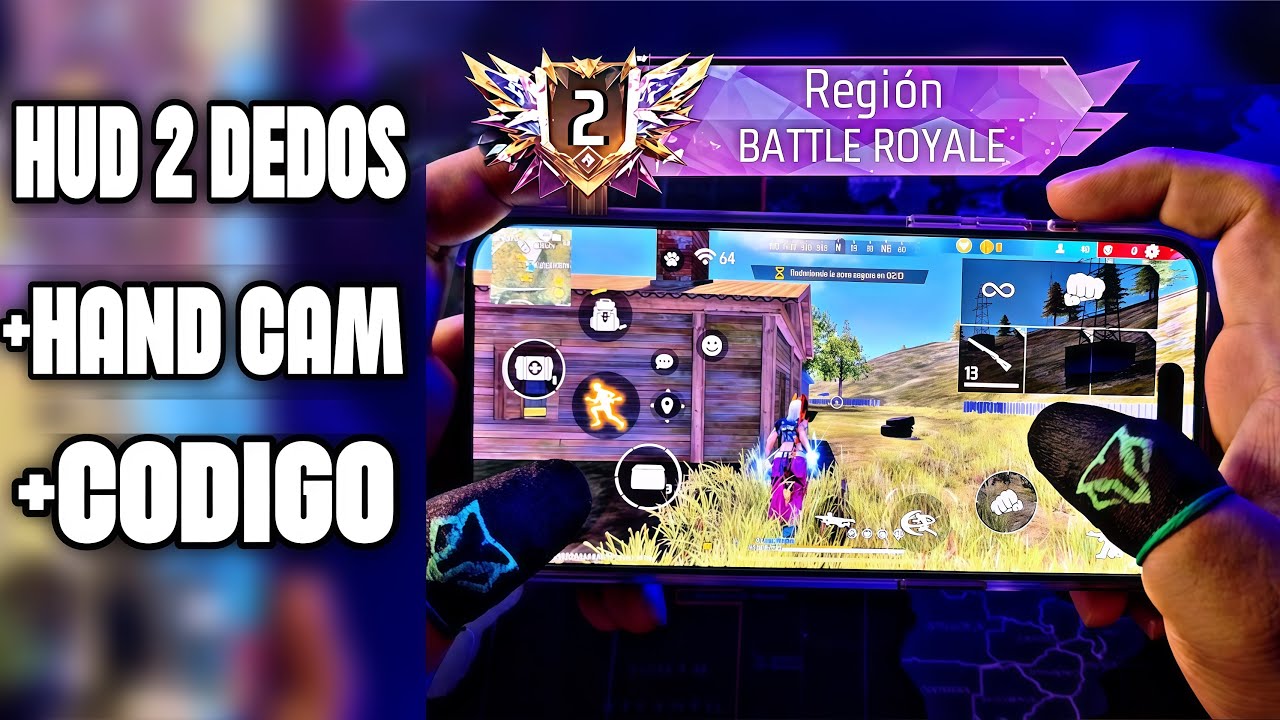 HUD 2 DEDOS (TOP MÁSTER 2 ) HAND CAM FREE FIRE 2025