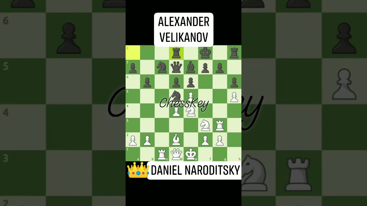 Daniel Naroditsky beats Alexander Velikanov 