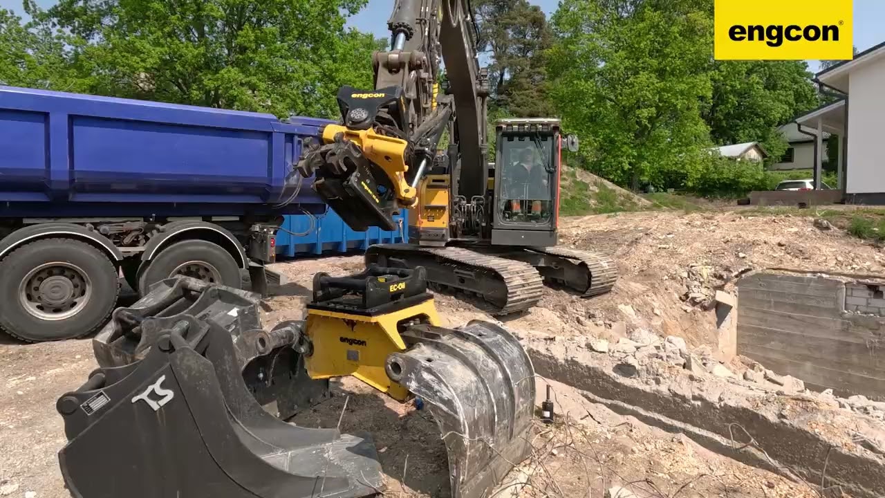 engcon equipped Volvo ECR145EL - Ralf Jung AB