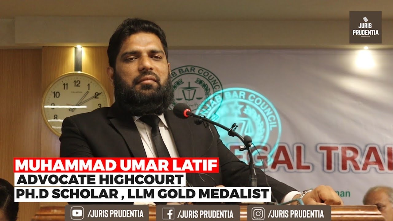 Legal Training and Bar Vocational Course: Umer Lateef AHC, The Best Law Lecturer