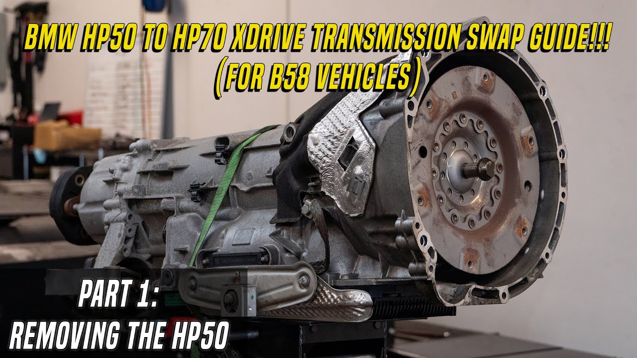 SWAPPING OUT THE HP50 TRANSMISSION FOR THE HP70 ON MY AWD B58 M240i | Part 1: Removing the HP50
