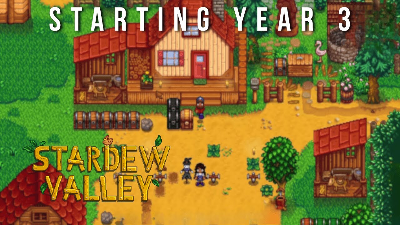 RELAXING AND PLAYING STARDEW VALLEY WITH MY WIFE