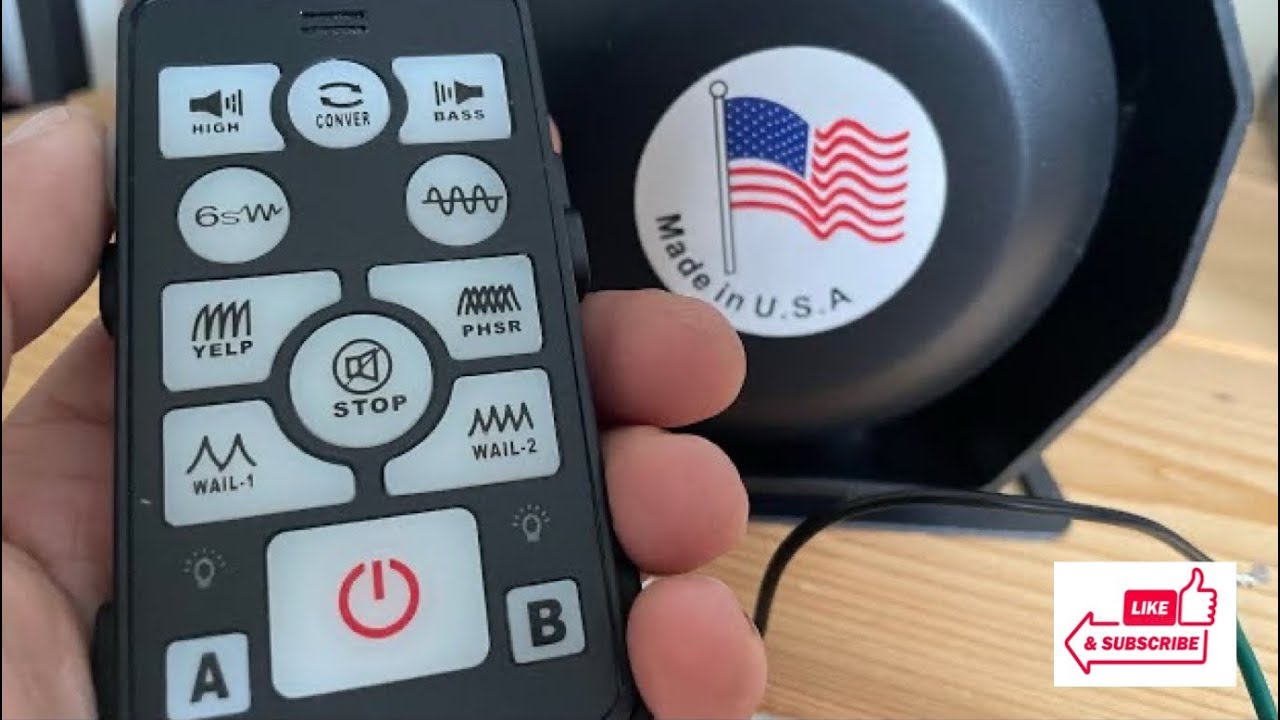 The Best Cheap Budget Handheld Remote Siren You Can Get Yhaavale SA 9200E