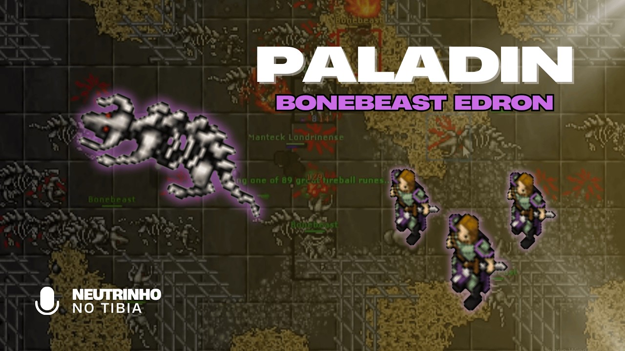 TIBIA - BONEBEAST DE EDRON (HERO FORTRESS) | PALADIN LEVEL 50+