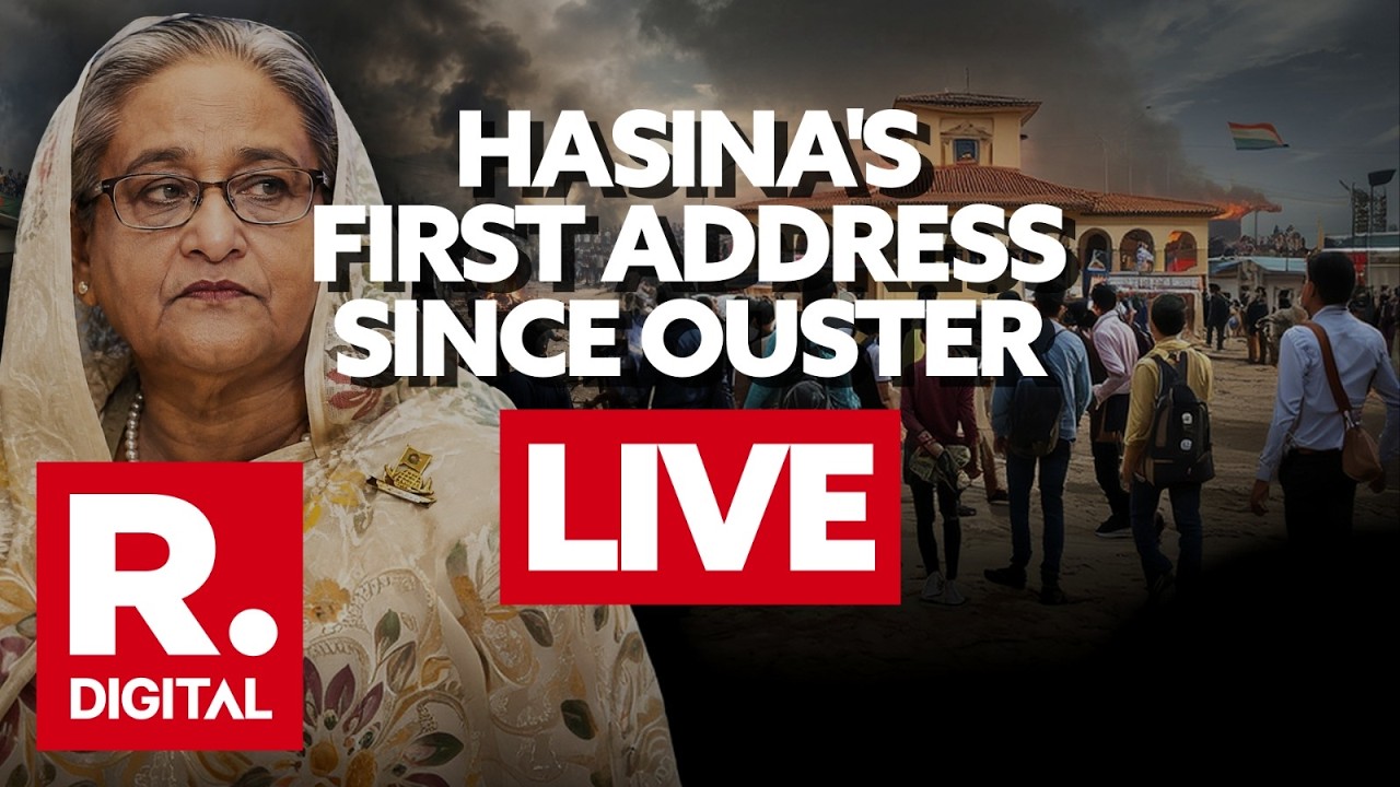 LIVE: Ex-Bangladesh PM Sheikh Hasina's First Q&A Since Ouster | Awami League | New Delhi | India